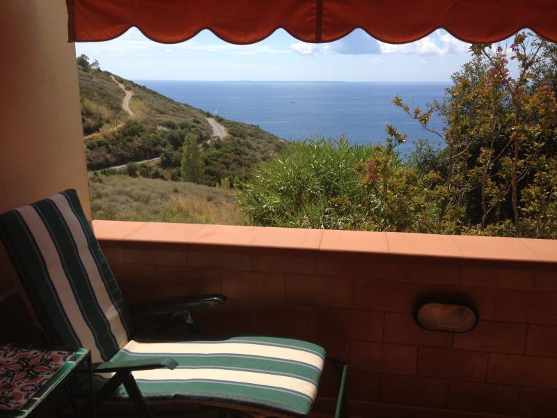 photo 11 Owner direct vacation rental Campo nell'Elba appartement Tuscany Elba Island View from terrace