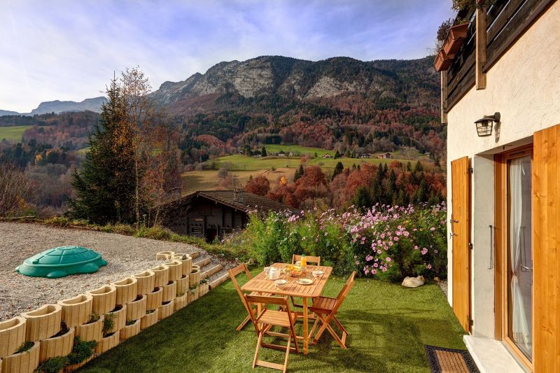 photo 15 Owner direct vacation rental La Clusaz gite Rhone-Alps Haute-Savoie View from terrace