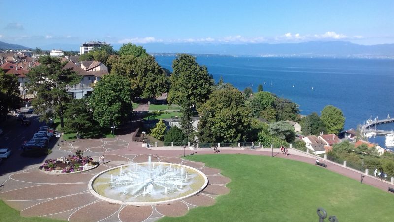 photo 3 Owner direct vacation rental Thonon Les Bains appartement Rhone-Alps Haute-Savoie View from the balcony