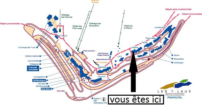 photo 10 Owner direct vacation rental Les Sept Laux appartement Rhone-Alps Isre Property map