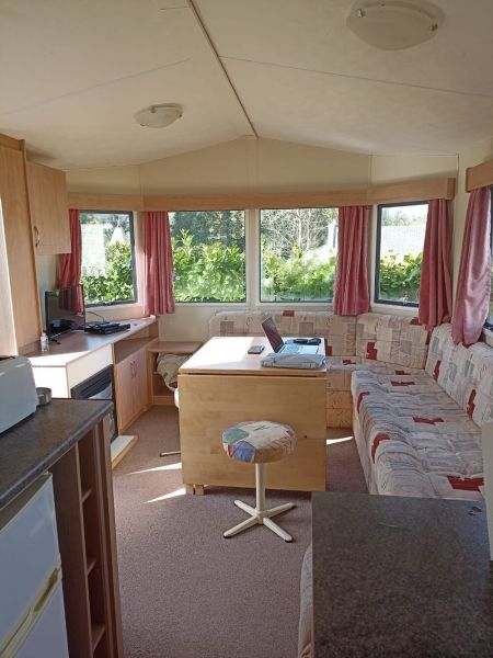 photo 2 Owner direct vacation rental Le Pouldu mobilhome Brittany Finistre Living room