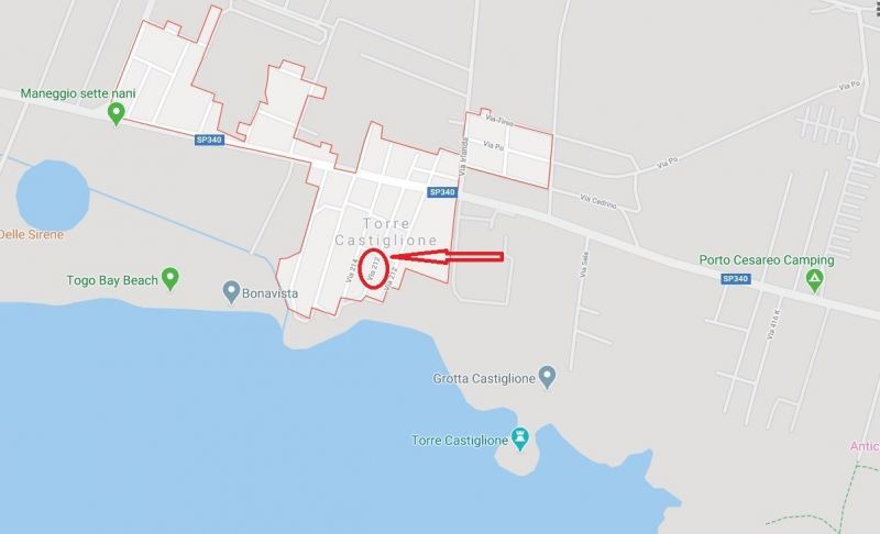 photo 18 Owner direct vacation rental Porto Cesareo appartement Puglia Lecce Province Area map