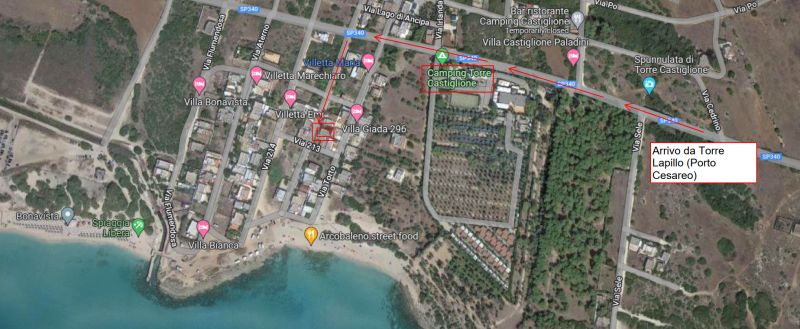 photo 17 Owner direct vacation rental Porto Cesareo appartement Puglia Lecce Province Area map