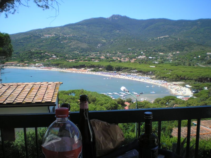 photo 0 Owner direct vacation rental Campo nell'Elba appartement Tuscany Elba Island View from terrace