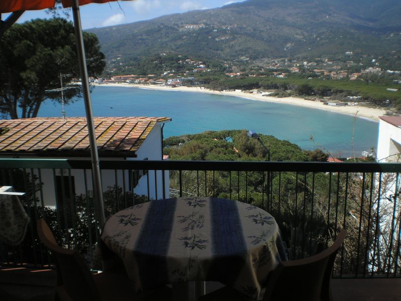 photo 11 Owner direct vacation rental Campo nell'Elba appartement Tuscany Elba Island View from terrace