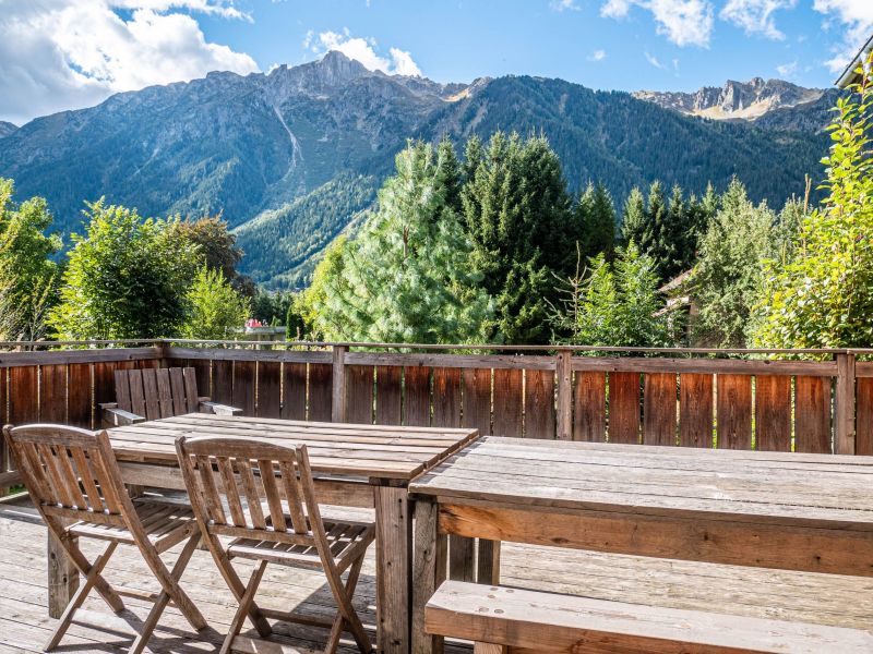 photo 7 Owner direct vacation rental Chamonix Mont-Blanc appartement Rhone-Alps Haute-Savoie View from terrace
