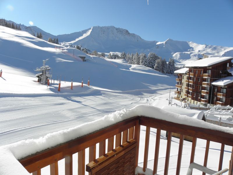 photo 9 Owner direct vacation rental La Plagne studio Rhone-Alps Savoie View from the balcony