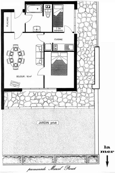 photo 13 Owner direct vacation rental Cabourg appartement Basse-Normandie Calvados Property map