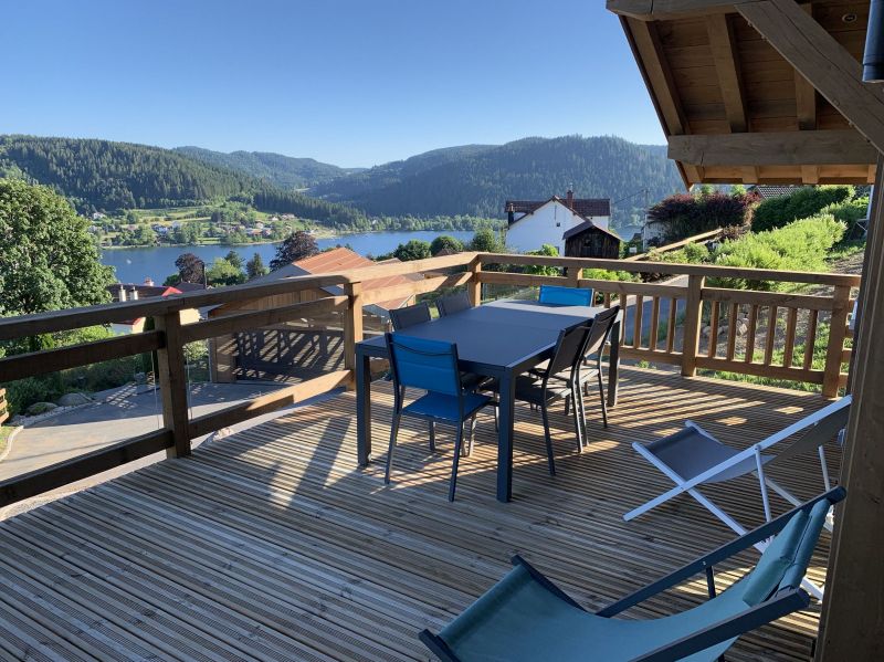 photo 14 Owner direct vacation rental Grardmer chalet Lorraine Vosges View from terrace