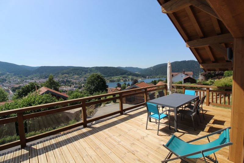 photo 8 Owner direct vacation rental Grardmer chalet Lorraine Vosges View from terrace