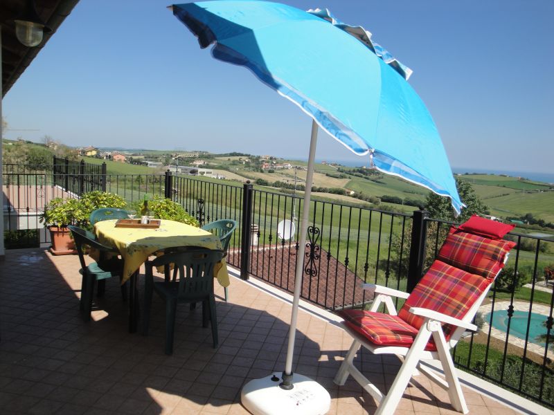 photo 6 Owner direct vacation rental Pesaro appartement Marche Pesaro Urbino Province View from terrace
