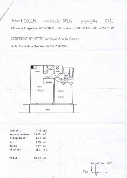 photo 15 Owner direct vacation rental Les Rousses appartement Franche-Comt Jura Property map