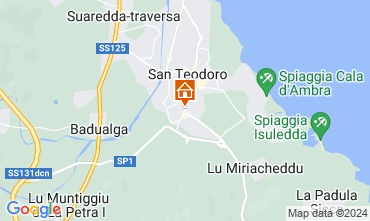 Map San Teodoro Apartment 108942
