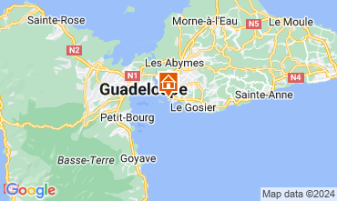 Map Le Gosier (Guadeloupe) Apartment 8006