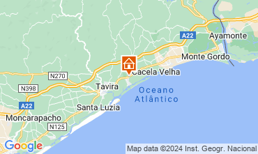 Map Tavira Villa 64935