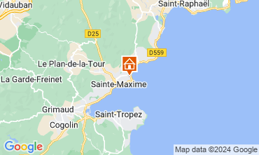 Map Sainte Maxime House 104932