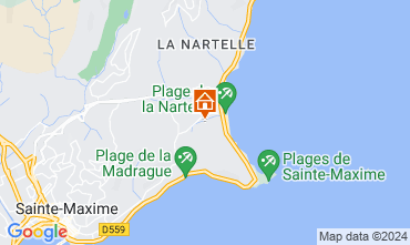 Map Sainte Maxime House 104932
