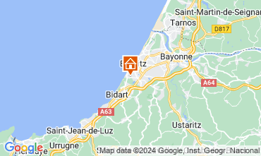 Map Biarritz Apartment 98622