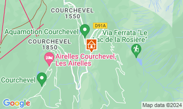 Map Courchevel Apartment 28712