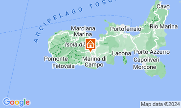 Map Campo nell'Elba Apartment 96709