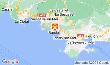 Map Bandol Apartment 89062