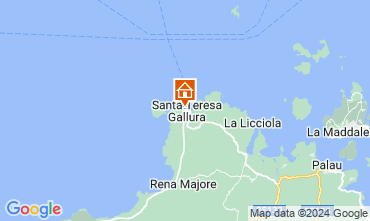 Map Santa Teresa di Gallura Apartment 20966