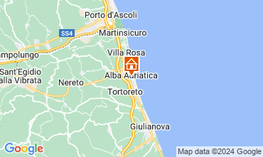 Map Alba Adriatica Apartment 127339