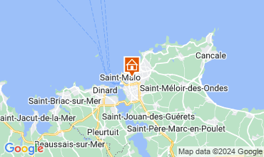 Map Saint Malo Apartment 36236