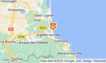 Map Argeles sur Mer Studio 114654