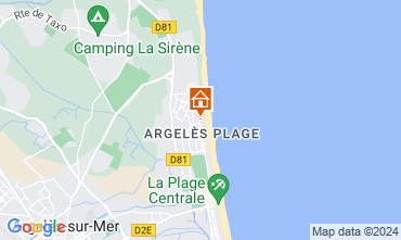 Map Argeles sur Mer Studio 114654