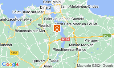 Map Dinan Self-catering property 7509