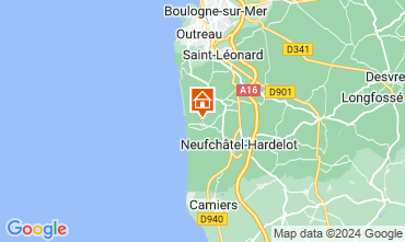 Map Hardelot Villa 85806