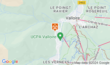 Map Valloire Self-catering property 31573