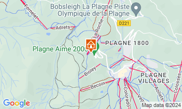 Map La Plagne Studio 79768