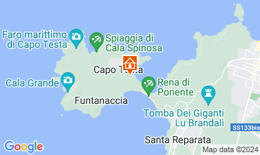 Map Santa Teresa di Gallura Apartment 126946