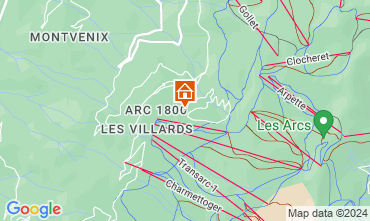 Map Les Arcs Apartment 269