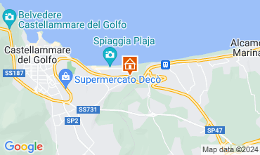 Map Castellammare del Golfo Villa 125503