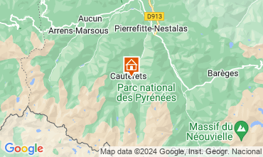 Map Cauterets Apartment 55364