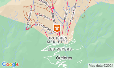 Map Orcires Merlette Studio 53390