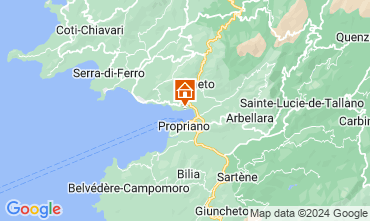 Map Propriano Villa 71044