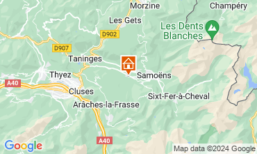 Map Morillon Grand Massif Chalet 40631