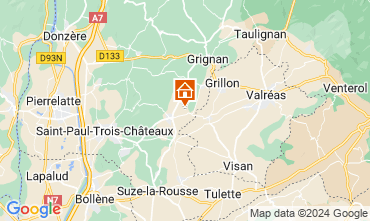 Map Grignan Mobile home 128841