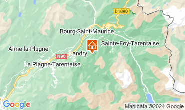 Map Les Arcs Apartment 116604