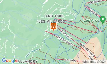 Map Les Arcs Apartment 116604