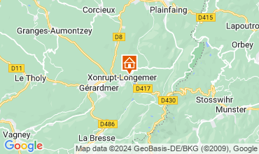 Map Grardmer Chalet 127394