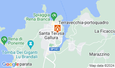 Map Santa Teresa di Gallura Apartment 99027