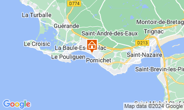 Map La Baule Apartment 75441