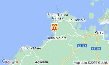 Map Santa Teresa di Gallura Villa 127444