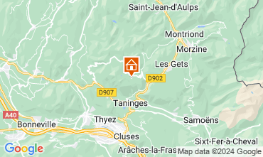 Map Praz de Lys Sommand Apartment 120602