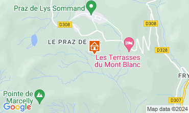 Map Praz de Lys Sommand Apartment 120602